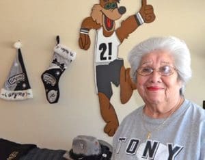 Ms. Zavala and the Spurs coyote