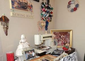 Ms. Zavala's sewing corner