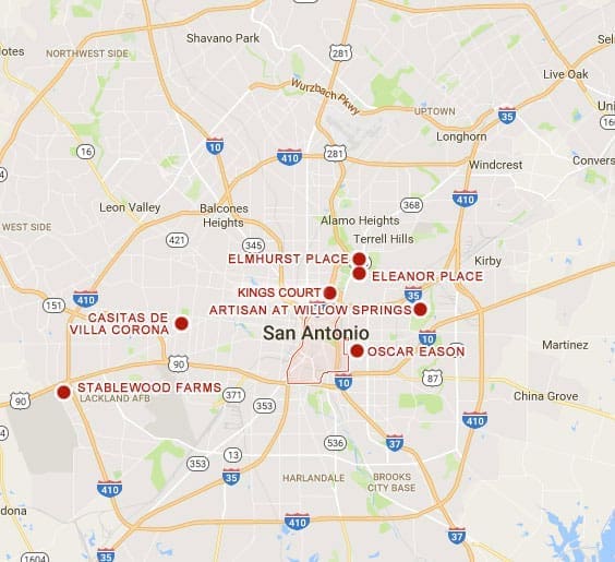 San Antonio Usa Map San Antonio – Merced Housing Texas